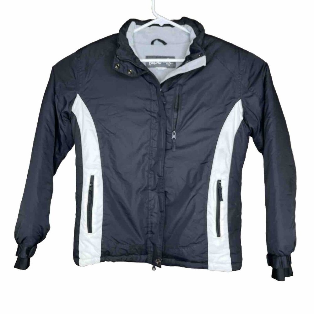 Pulse Black Performance Waterproof Snowboarding Jacket Women Large Outdoor - Picture 1 of 11